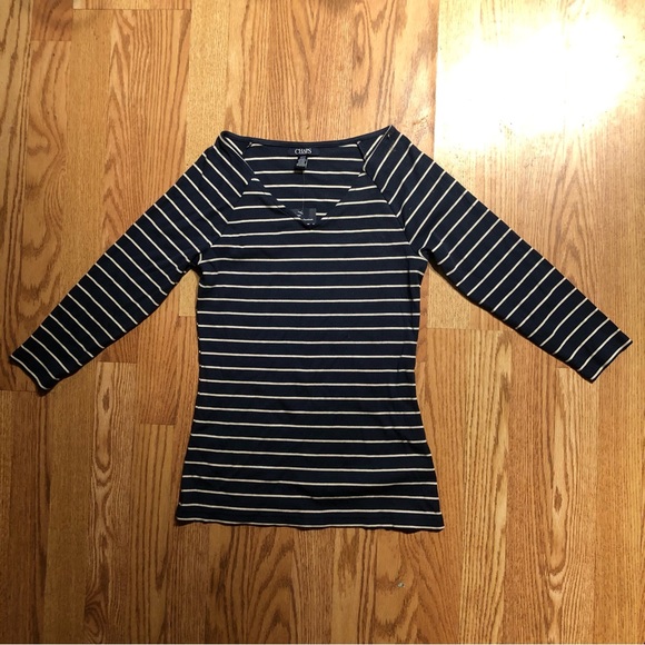 Chaps Tops - NWOT Chaps Striped Shirt
